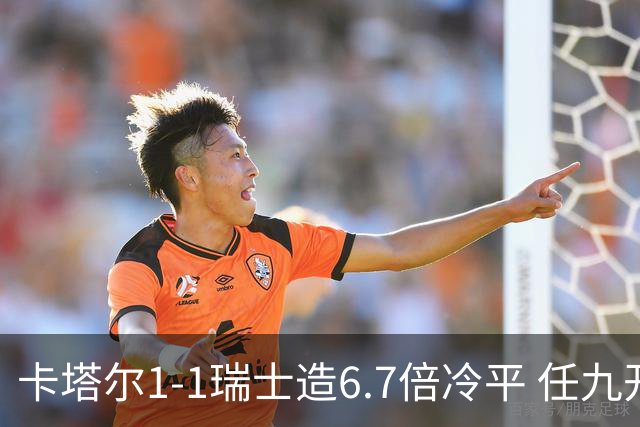 卡塔尔1-1瑞士造6.7倍冷平 任九开53注25.3万元